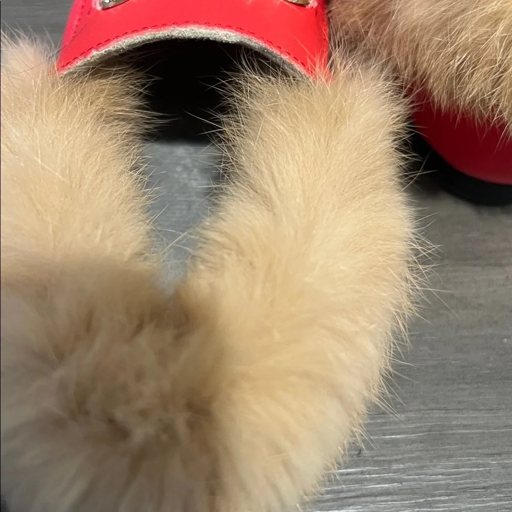 Lola and the Boys QUEEN BEE FAUX FUR LOAFER